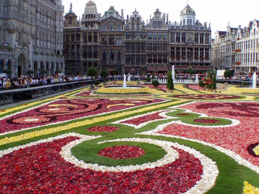 Belgium flower carpet